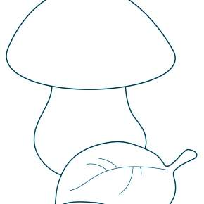 Раскраска Мухомор