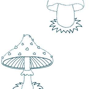 Раскраска Мухомор