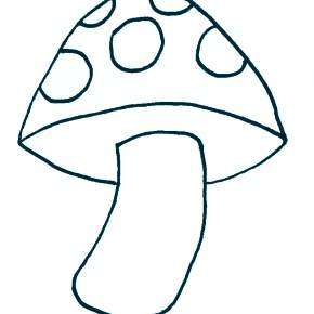 Раскраска Мухомор