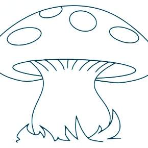 Раскраска Мухомор