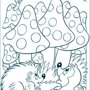 Раскраска Мухомор