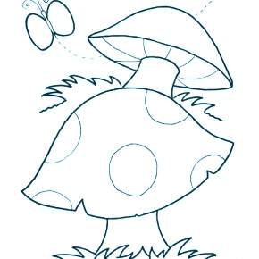 Раскраска Мухомор