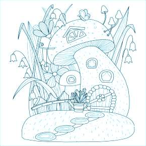 Раскраска Мухомор