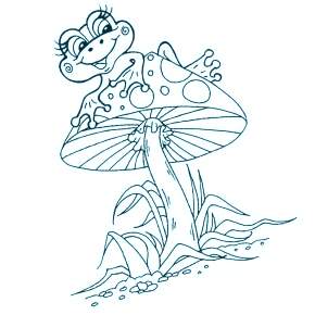 Раскраска Мухомор