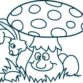 Раскраска Мухомор