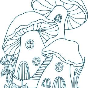 Раскраска Мухомор