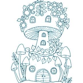 Раскраска Мухомор