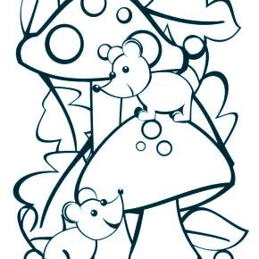 Раскраска Мухомор