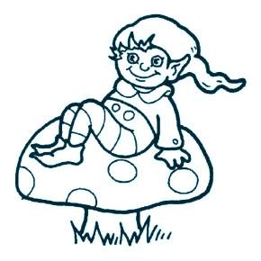 Раскраска Мухомор