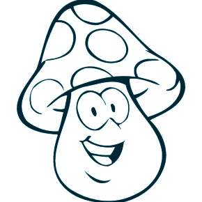 Раскраска Мухомор