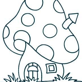 Раскраска Мухомор