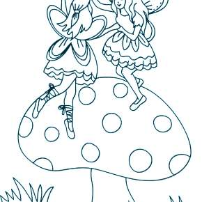 Раскраска Мухомор