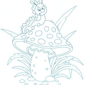 Раскраска Мухомор