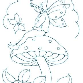 Раскраска Мухомор