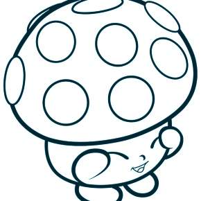 Раскраска Мухомор