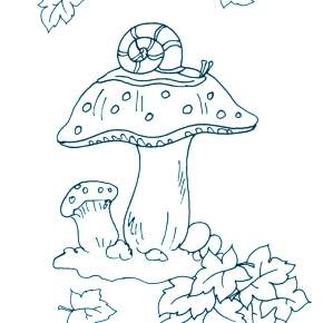 Раскраска Мухомор