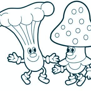 Раскраска Мухомор