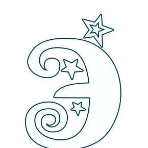 Раскраска  Буквы