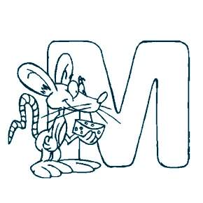 Раскраска  Буквы