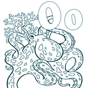 Раскраска  Буквы