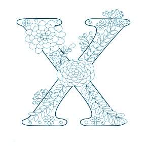 Раскраска  Буквы