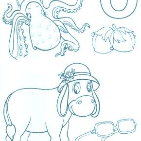 Раскраска  Буквы