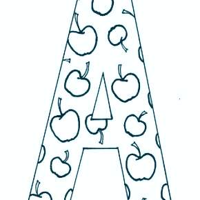 Раскраска  Буквы