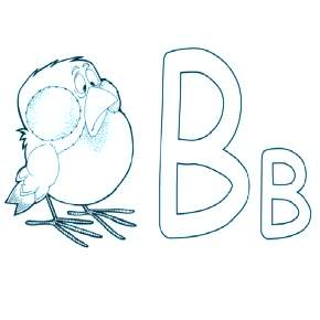 Раскраска  Буквы