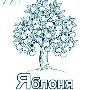 Раскраска  Буквы