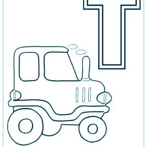 Раскраска  Буквы