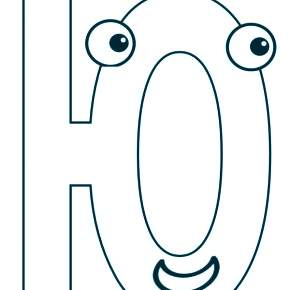 Раскраска  Буквы