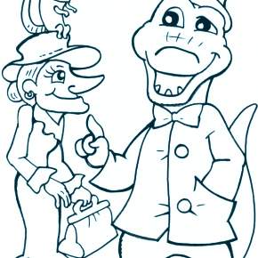 Раскраска Чебурашка