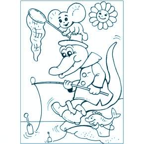 Раскраска Чебурашка