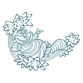 Раскраска Алиса в стране чудес