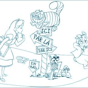 Раскраска Алиса в стране чудес