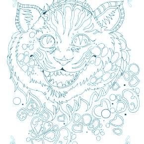 Раскраска Алиса в стране чудес