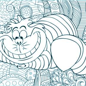 Раскраска Алиса в стране чудес