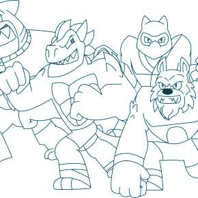 Раскраска Гуджитсу