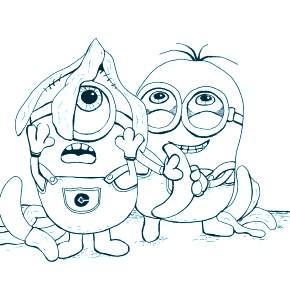 Раскраски Миньоны