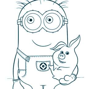 Раскраски Миньоны