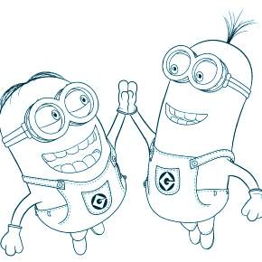 Раскраски Миньоны