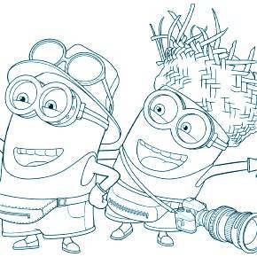 Раскраски Миньоны