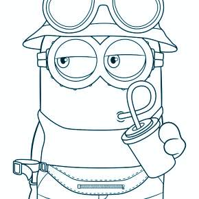 Раскраски Миньоны