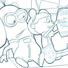 Раскраски Миньоны