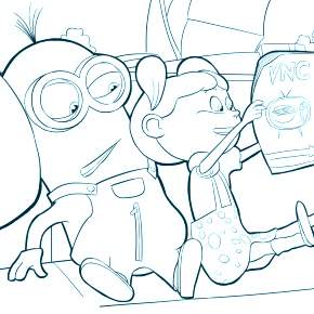 Раскраски Миньоны