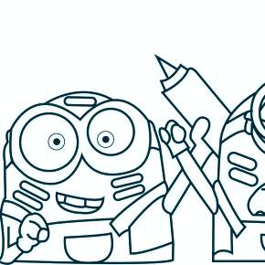 Раскраски Миньоны