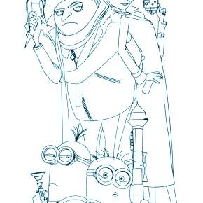 Раскраски Миньоны