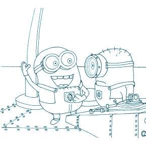 Раскраски Миньоны