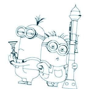 Раскраски Миньоны