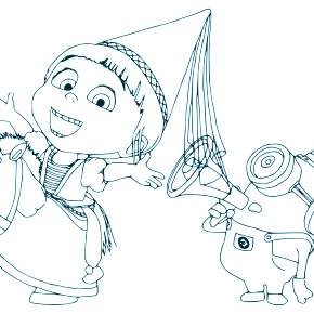 Раскраски Миньоны